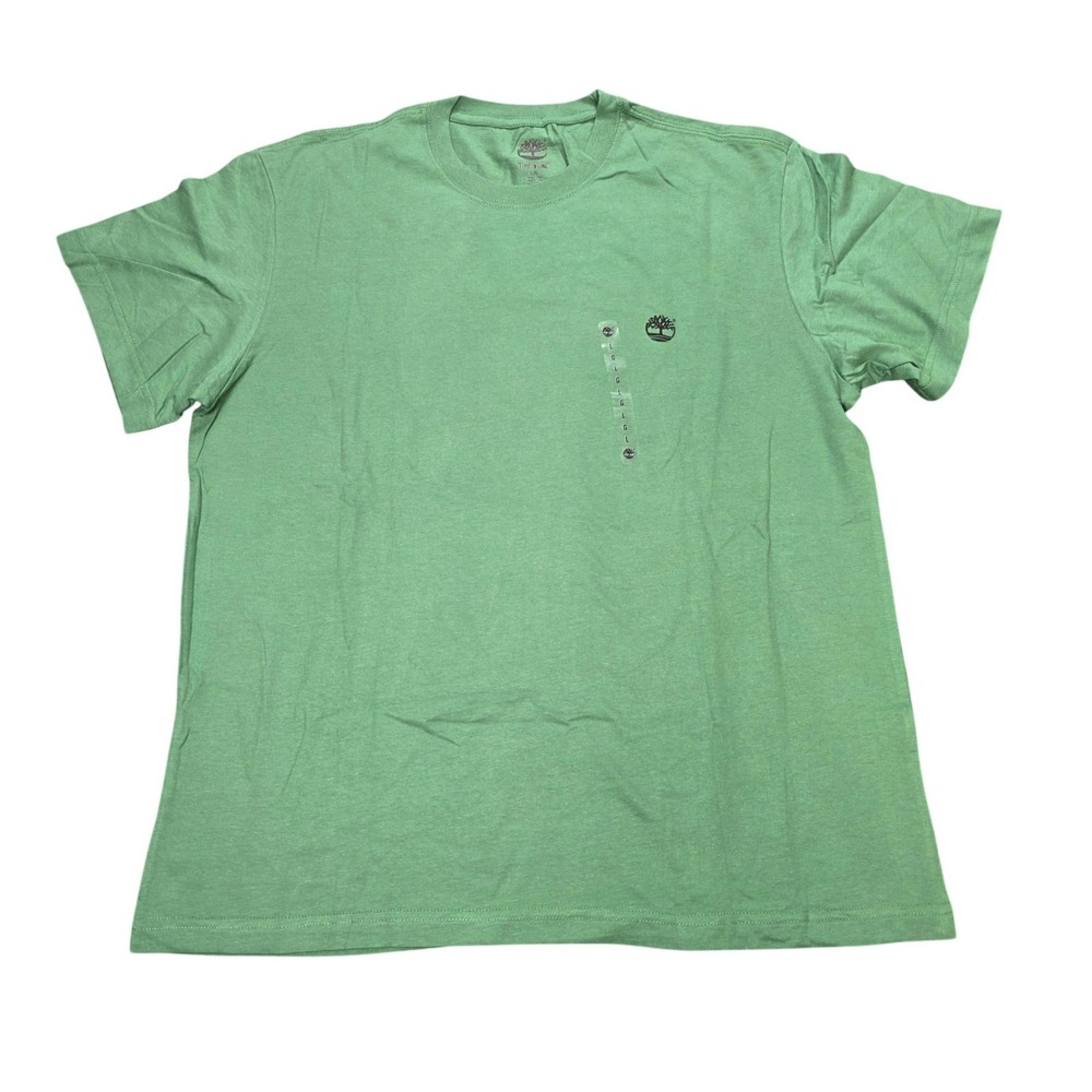 Timberland Graphic T-Shirt Women's Size L Green Rugged Durable Outdoor Logo NWT